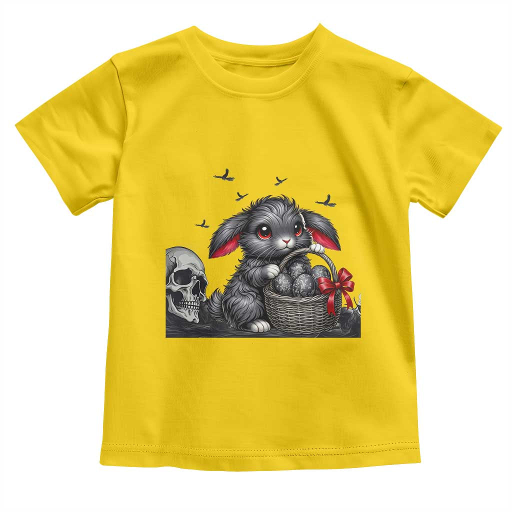 Gothic Easter Bunny Toddler T Shirt Dark Aesthetic Rabbit Gift TS12 Daisy Print Your Wear