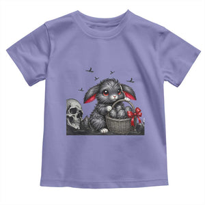 Gothic Easter Bunny Toddler T Shirt Dark Aesthetic Rabbit Gift TS12 Violet Print Your Wear