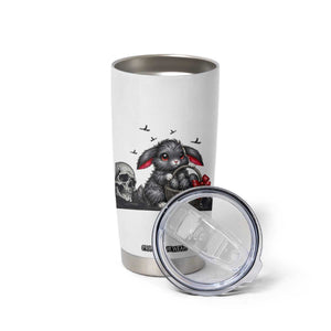 Gothic Easter Bunny Tumbler Cup Dark Aesthetic Rabbit Gift TS12 Print Your Wear