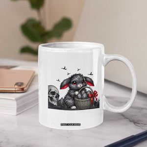 Gothic Easter Bunny Coffee Mug Dark Aesthetic Rabbit Gift TS12 Print Your Wear