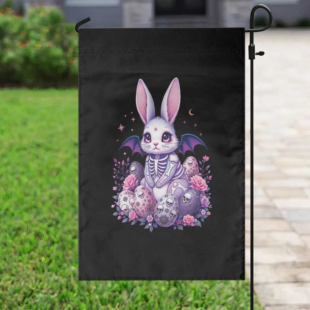 Cute Spooky Easter Bunny Garden Flag Pastel Goth Rabbit Gift TS12 Print Your Wear