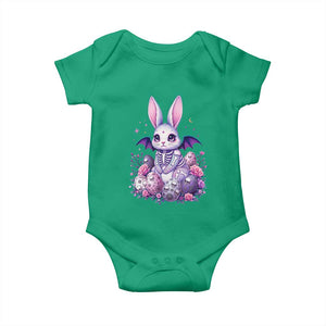 Cute Spooky Easter Bunny Baby Onesie Pastel Goth Rabbit Gift TS12 Irish Green Print Your Wear