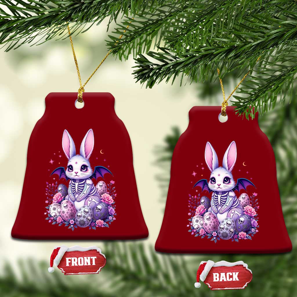 Cute Spooky Easter Bunny Ceramic Ornament Pastel Goth Rabbit Gift TS12 Print Your Wear