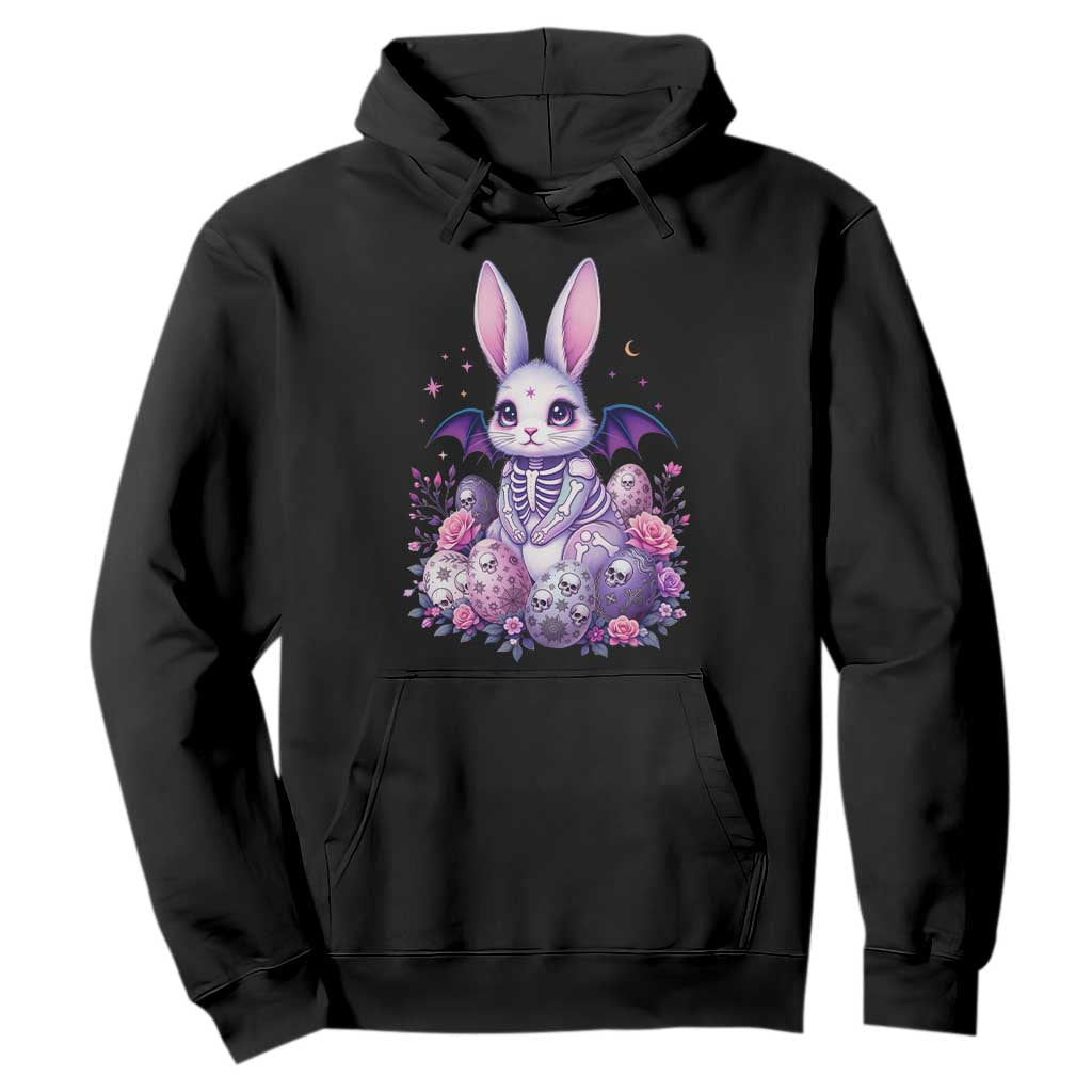 Cute Spooky Easter Bunny Hoodie Pastel Goth Rabbit Gift TS12 Black Print Your Wear