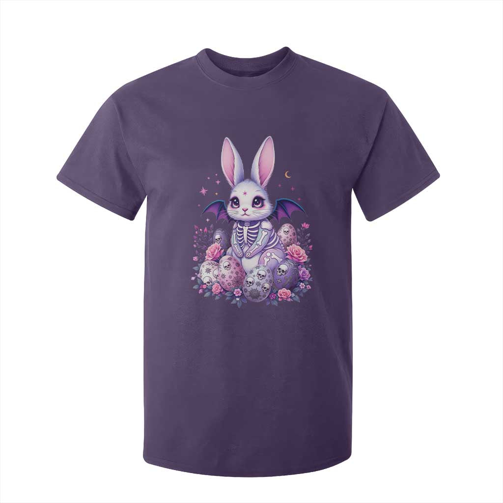 Cute Spooky Easter Bunny T Shirt For Kid Pastel Goth Rabbit Gift TS12 Purple Print Your Wear