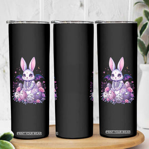 Cute Spooky Easter Bunny Skinny Tumbler Pastel Goth Rabbit Gift TS12 Print Your Wear