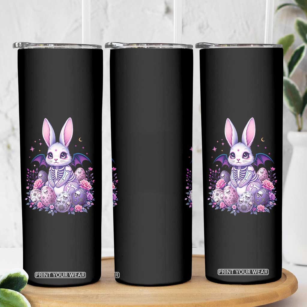 Cute Spooky Easter Bunny Skinny Tumbler Pastel Goth Rabbit Gift TS12 Print Your Wear