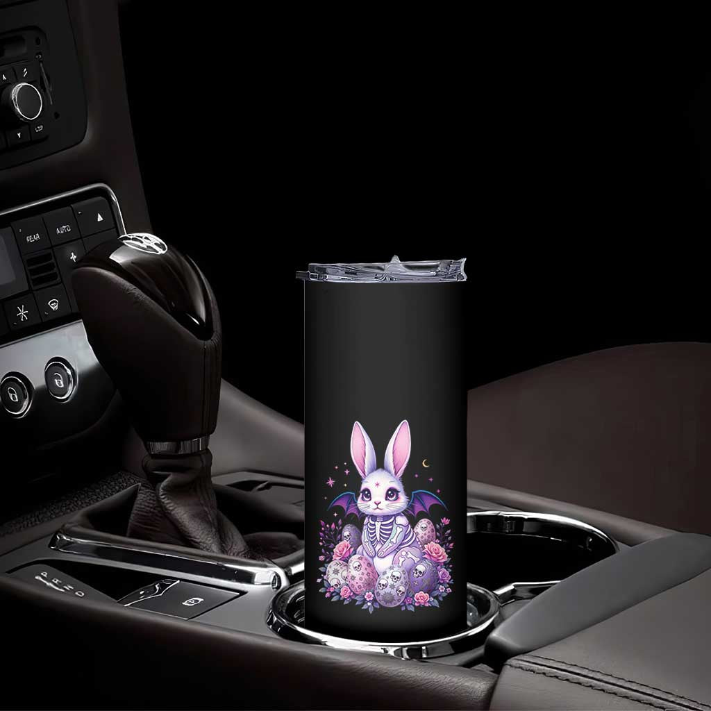 Cute Spooky Easter Bunny Skinny Tumbler Pastel Goth Rabbit Gift TS12 Print Your Wear