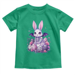 Cute Spooky Easter Bunny Toddler T Shirt Pastel Goth Rabbit Gift TS12 Irish Green Print Your Wear