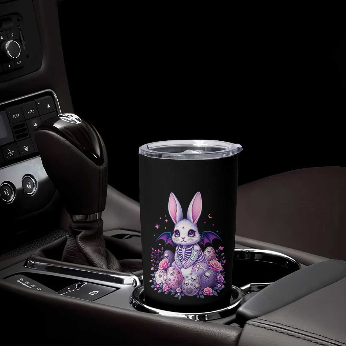 Cute Spooky Easter Bunny Tumbler Cup Pastel Goth Rabbit Gift TS12 Print Your Wear