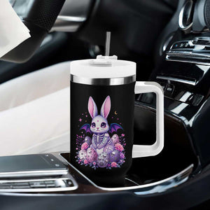 Cute Spooky Easter Bunny Tumbler With Handle Pastel Goth Rabbit Gift TS12 Print Your Wear