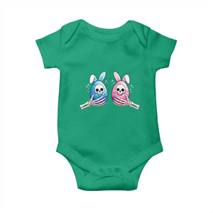 Gothic Easter Gift Baby Onesie Skeleton Hands Holding Easter Eggs TS12 Irish Green Print Your Wear