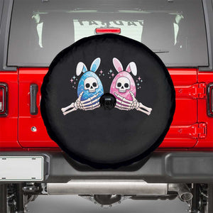 Gothic Easter Gift Spare Tire Cover Skeleton Hands Holding Easter Eggs TS12 Black Print Your Wear