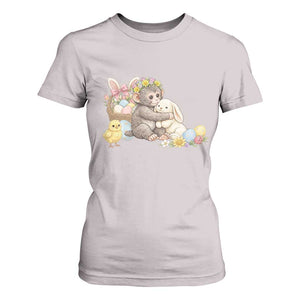 Cute Punch Baby Monkey Easter T Shirt For Women Funny Animal Gift TS12 Ice Gray Print Your Wear