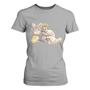 Cute Punch Baby Monkey Easter T Shirt For Women Funny Animal Gift TS12 Sport Gray Print Your Wear