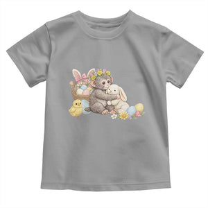 Cute Punch Baby Monkey Easter Toddler T Shirt Funny Animal Gift TS12 Sport Gray Print Your Wear
