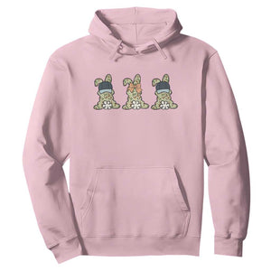Camo Easter Bunny Hoodie Funny Hunter Easter Gift TS12 Light Pink Print Your Wear