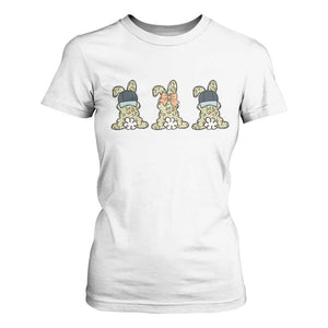Camo Easter Bunny T Shirt For Women Funny Hunter Easter Gift TS12 White Print Your Wear