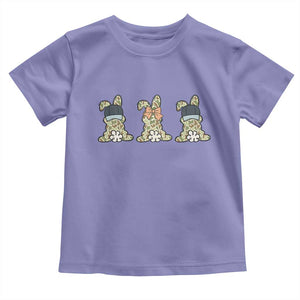 Camo Easter Bunny Toddler T Shirt Funny Hunter Easter Gift TS12 Violet Print Your Wear