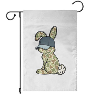 Camouflage Bunny Garden Flag Funny Hunter Easter Gift TS12 White Print Your Wear