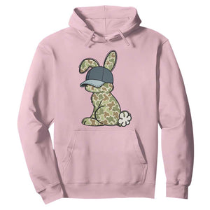 Camouflage Bunny Hoodie Funny Hunter Easter Gift TS12 Light Pink Print Your Wear