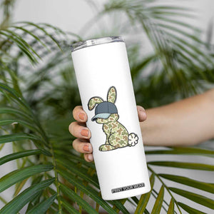 Camouflage Bunny Skinny Tumbler Funny Hunter Easter Gift TS12 Print Your Wear