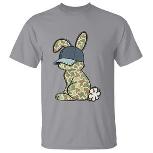 Camouflage Bunny T Shirt Funny Hunter Easter Gift TS12 Sport Gray Print Your Wear