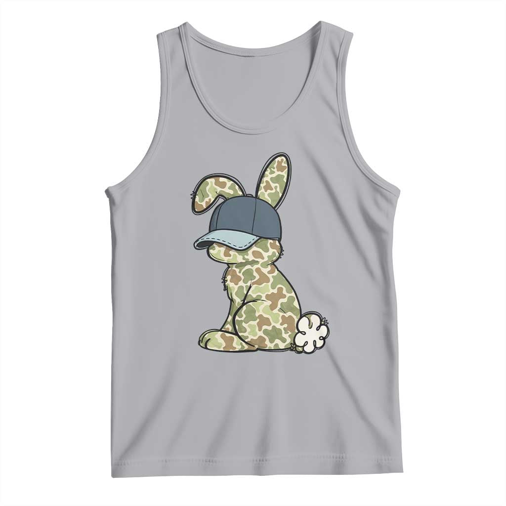 Camouflage Bunny Tank Top Funny Hunter Easter Gift TS12 Athletic Heather Print Your Wear