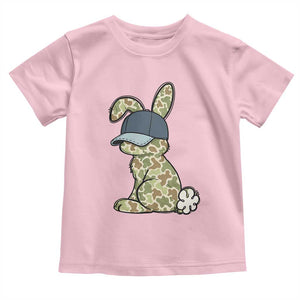 Camouflage Bunny Toddler T Shirt Funny Hunter Easter Gift TS12 Light Pink Print Your Wear