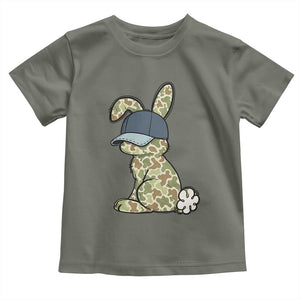 Camouflage Bunny Toddler T Shirt Funny Hunter Easter Gift TS12 Military Green Print Your Wear