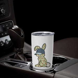 Camouflage Bunny Tumbler Cup Funny Hunter Easter Gift TS12 Print Your Wear