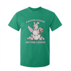 Easter Goose On The Loose T Shirt For Kid Funny Easter Egg Hunt Gift TS12 Irish Green Print Your Wear