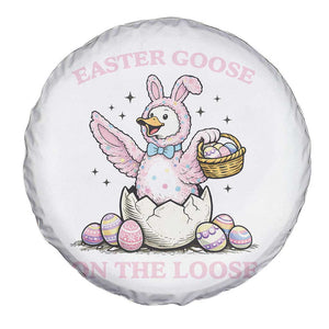Easter Goose On The Loose Spare Tire Cover Funny Easter Egg Hunt Gift TS12 Print Your Wear