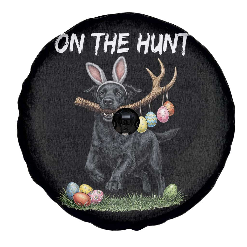 Funny Easter Hunting Dog Spare Tire Cover Labrador Bunny Ears On The Hunt TS12 Print Your Wear