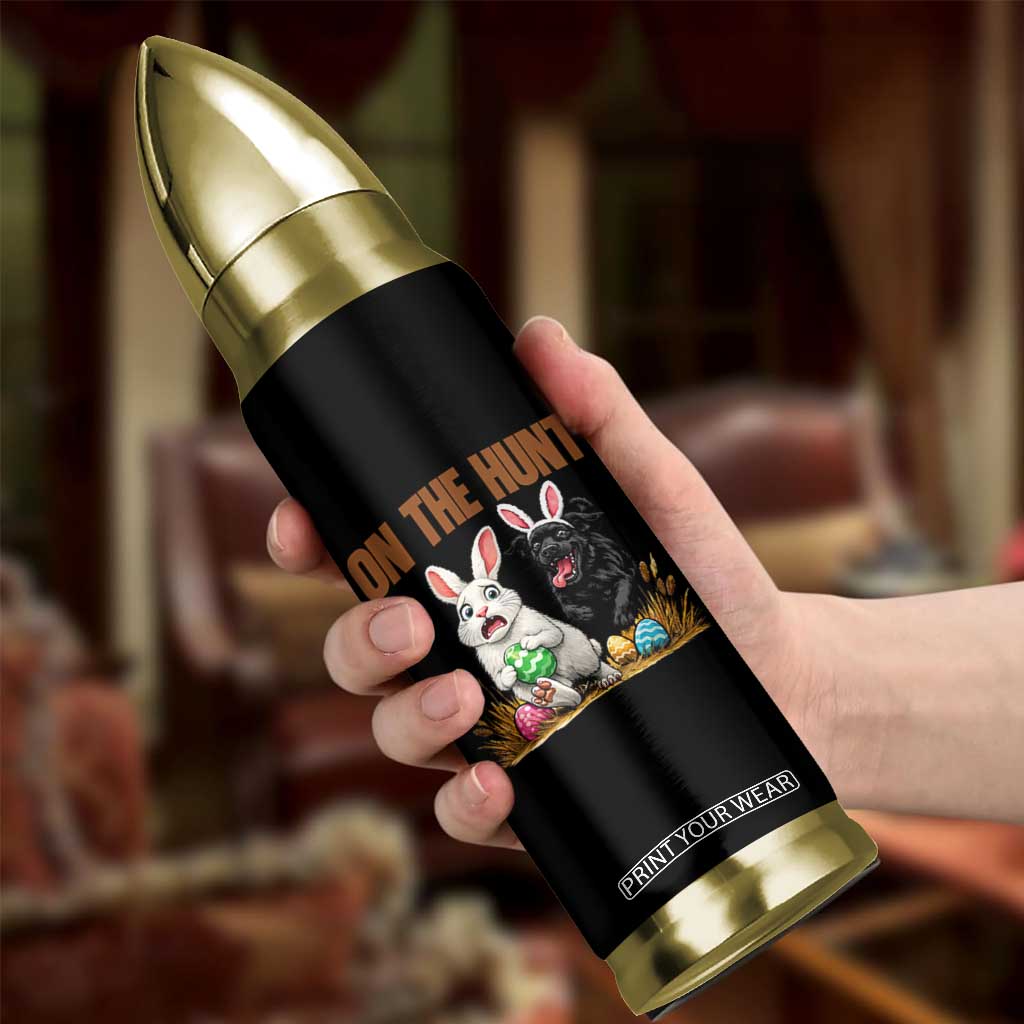 Funny Easter Labrador Bunny Ears Bullet Tumbler On The Hunt TS12 Print Your Wear