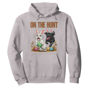 Funny Easter Labrador Bunny Ears Hoodie On The Hunt TS12 Ice Gray Print Your Wear