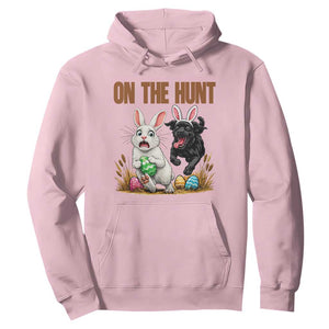 Funny Easter Labrador Bunny Ears Hoodie On The Hunt TS12 Light Pink Print Your Wear