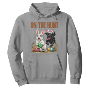 Funny Easter Labrador Bunny Ears Hoodie On The Hunt TS12 Sport Gray Print Your Wear