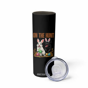 Funny Easter Labrador Bunny Ears Skinny Tumbler On The Hunt TS12 Print Your Wear