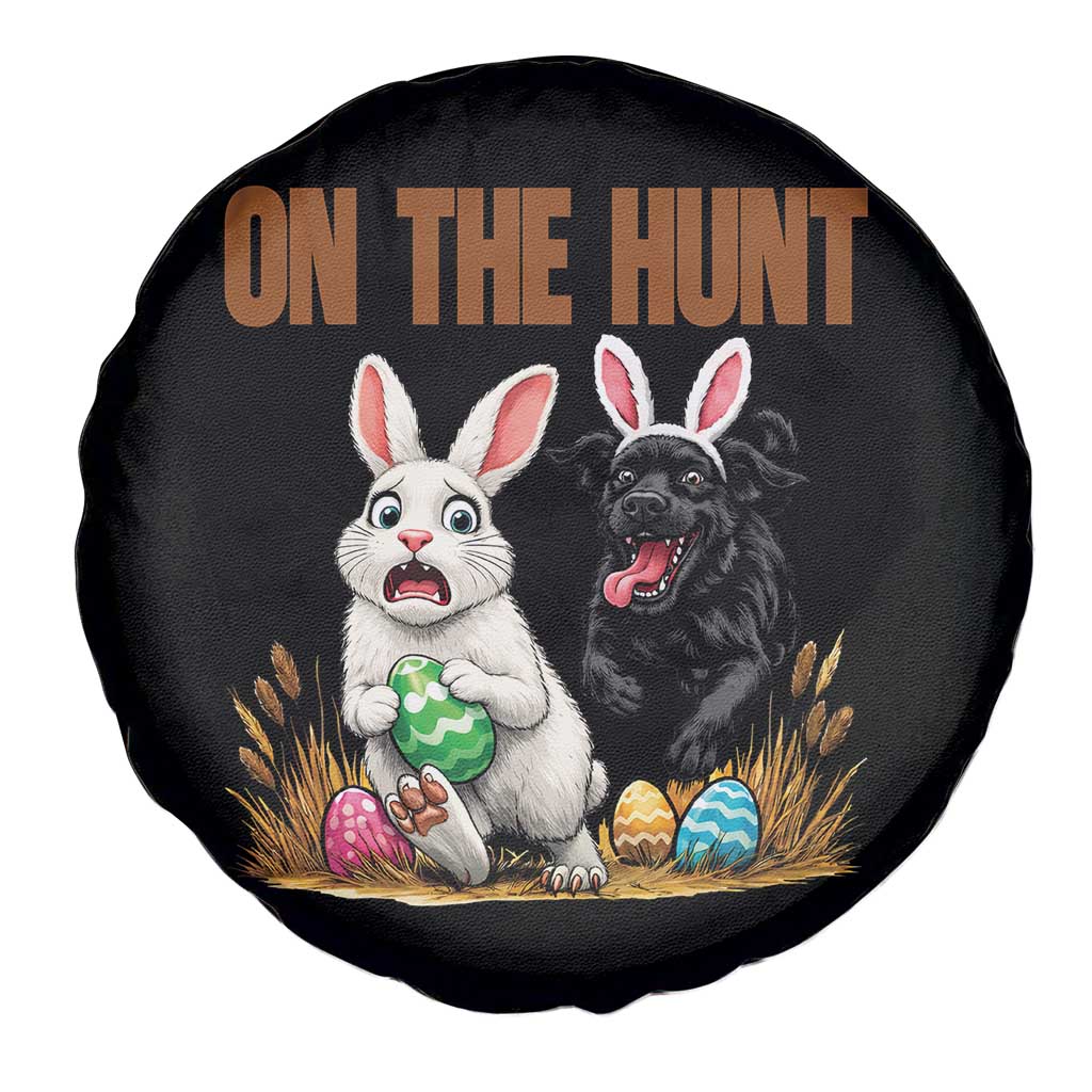 Funny Easter Labrador Bunny Ears Spare Tire Cover On The Hunt TS12 Print Your Wear