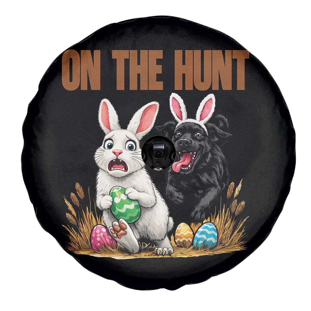 Funny Easter Labrador Bunny Ears Spare Tire Cover On The Hunt TS12 Print Your Wear