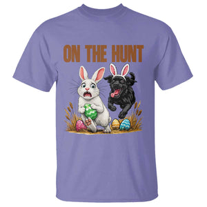 Funny Easter Labrador Bunny Ears T Shirt On The Hunt TS12 Violet Print Your Wear