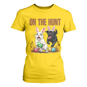 Funny Easter Labrador Bunny Ears T Shirt For Women On The Hunt TS12 Daisy Print Your Wear