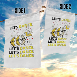 Funny Dancing Banana Garden Flag Lets Dance Silly Meme Graphic TS12 Print Your Wear