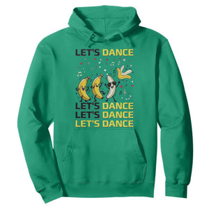 Funny Dancing Banana Hoodie Lets Dance Silly Meme Graphic TS12 Irish Green Print Your Wear