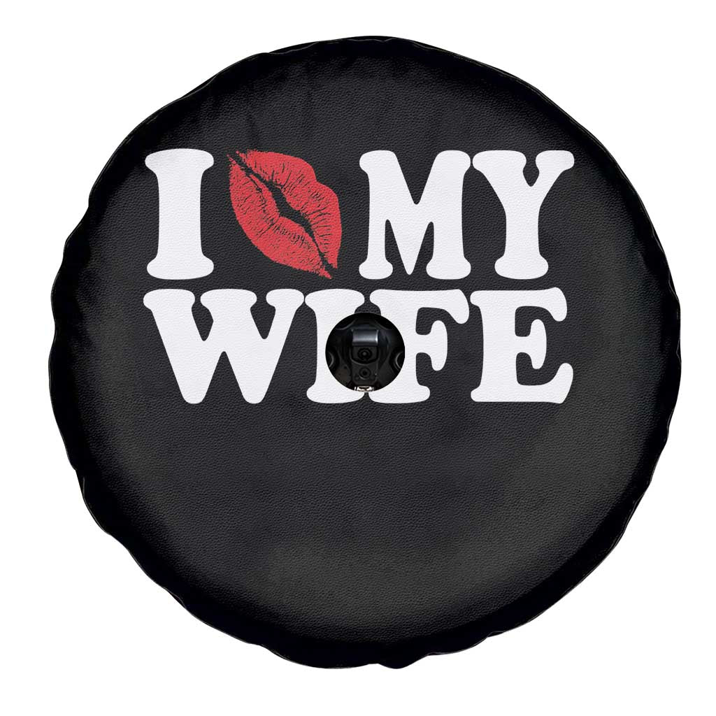 Funny Marriage Gift Spare Tire Cover I Love My Wife TS12 Print Your Wear