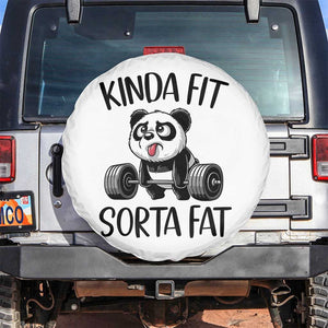 Funny Gym Panda Lover Spare Tire Cover Kinda Fit Sorta Fat TS12 No hole White Print Your Wear