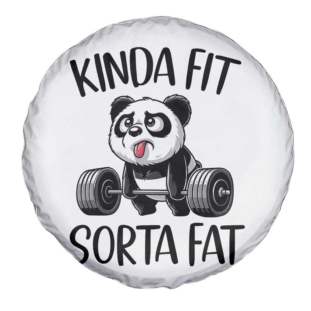 Funny Gym Panda Lover Spare Tire Cover Kinda Fit Sorta Fat TS12 Print Your Wear
