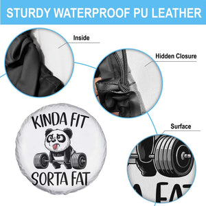 Funny Gym Panda Lover Spare Tire Cover Kinda Fit Sorta Fat TS12 Print Your Wear