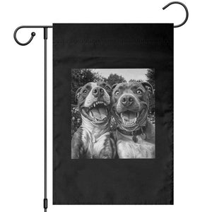 Pitbull Selfie Meme Garden Flag Funny Dog Lover Graphic TS12 Black Print Your Wear